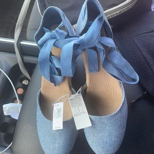 Women’s denim wedge- Old Navy